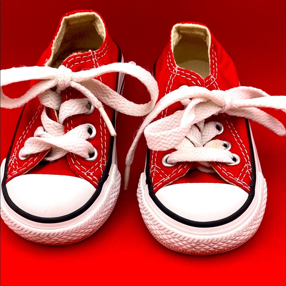 All Star Classic Converse US Size 3 Red Infant Canvas Tennis Sneakers


Shoes